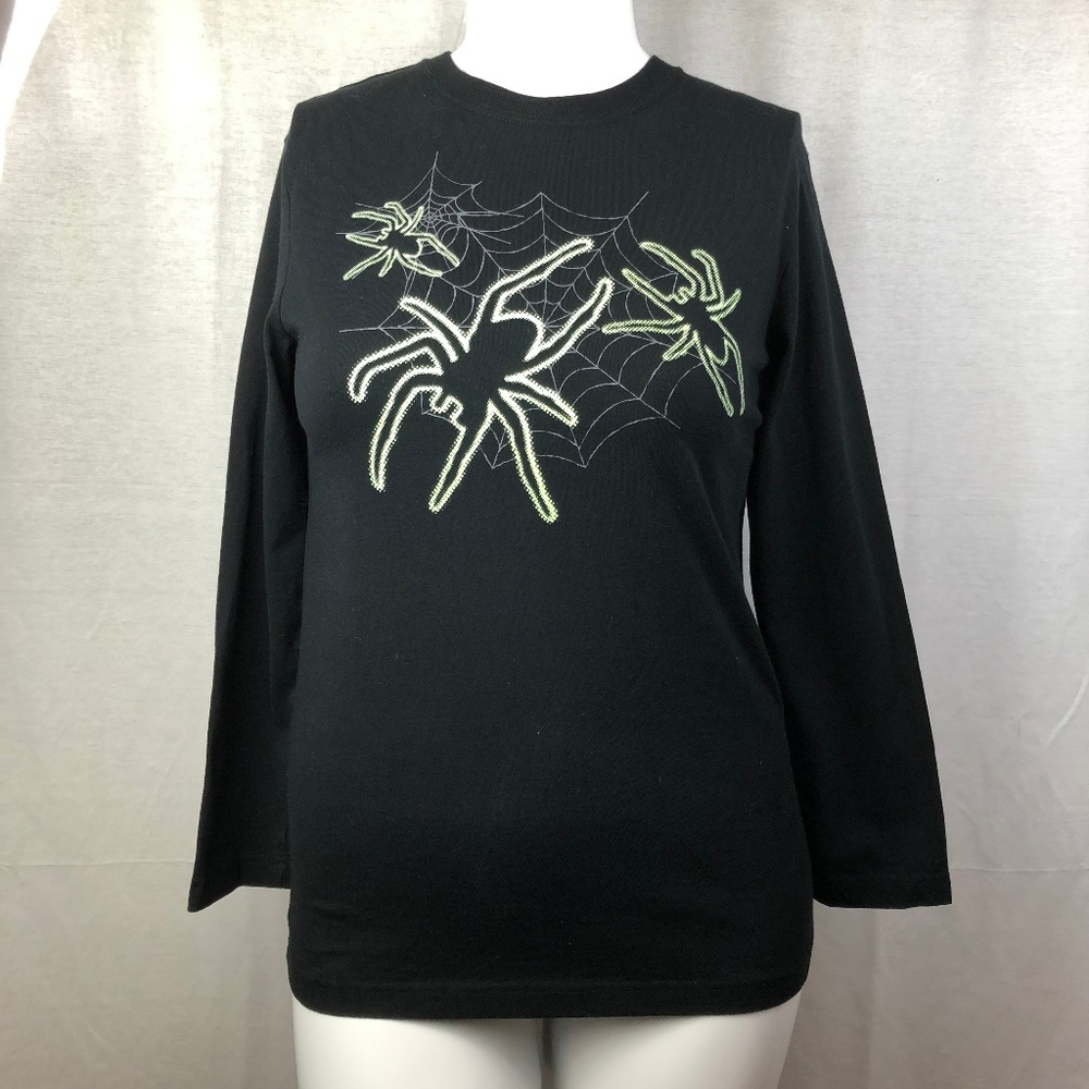 Glow in the Dark Spider Long Sleeve Tee